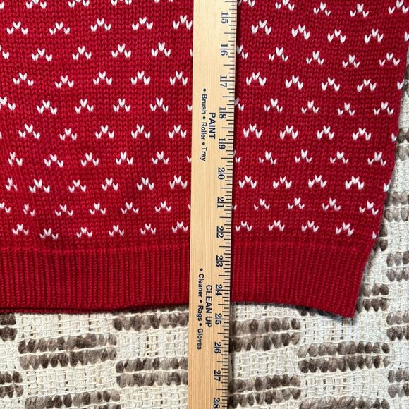 VTG Northern Isles Novelty Fair Isle Sweater XL Nature Farm Sheep Cottagecore - Picture 8 of 8